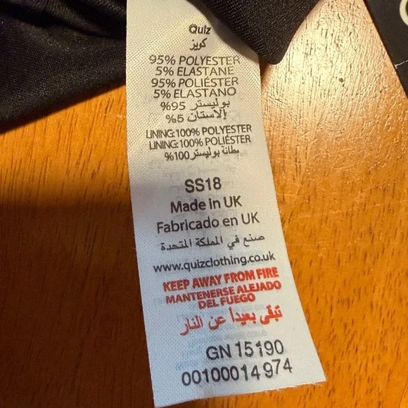 Black Mini Dress with Gold Embroidered Appliqué - Women - Picture 6 of 6